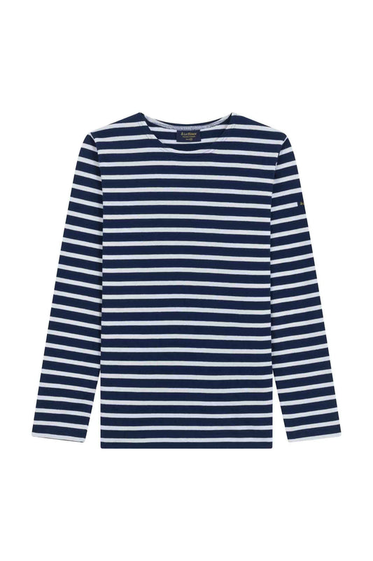 Marinière Marine Blanc