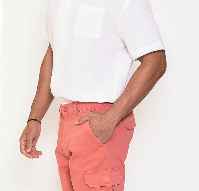 Bermuda cargo homme – modèle Baroudeur – Edouard Riley's