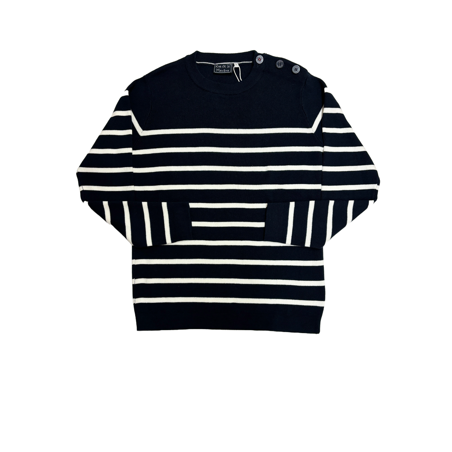 Pull Marin  coton Homme - Modèle Navigateur