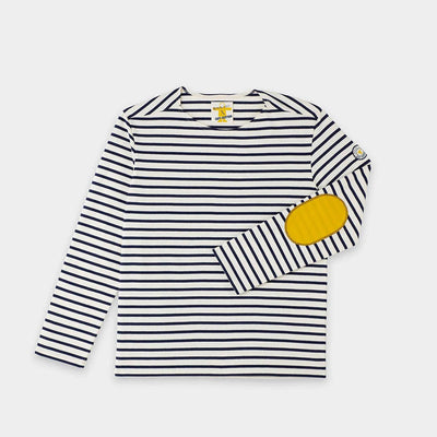 Marinière mixte coudières ciré jaune – Royal Mer x Guy Cotten