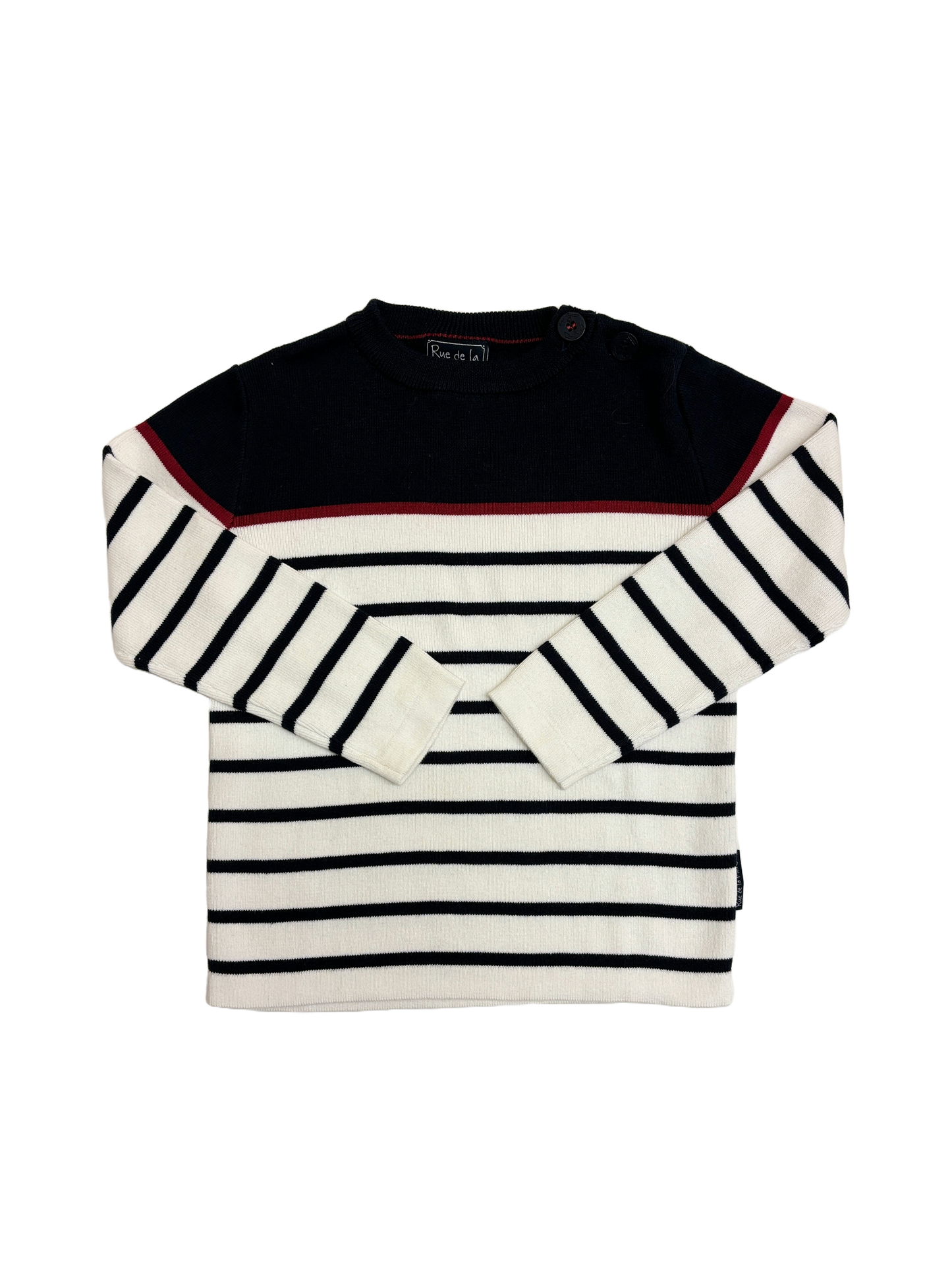 Pull Marin coton  Enfant - Modèle Equipier