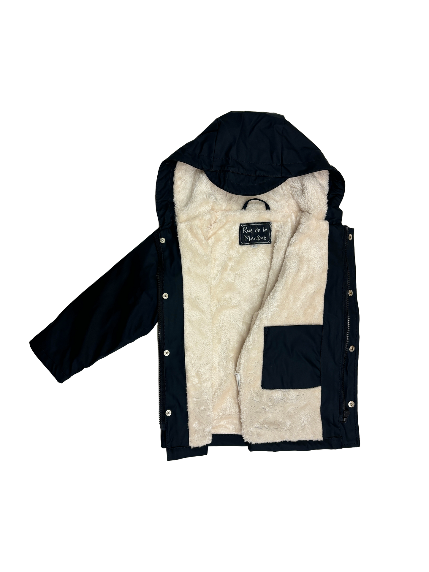 Ciré doublé sherpa Enfant - Modèle imperméable Roscoff