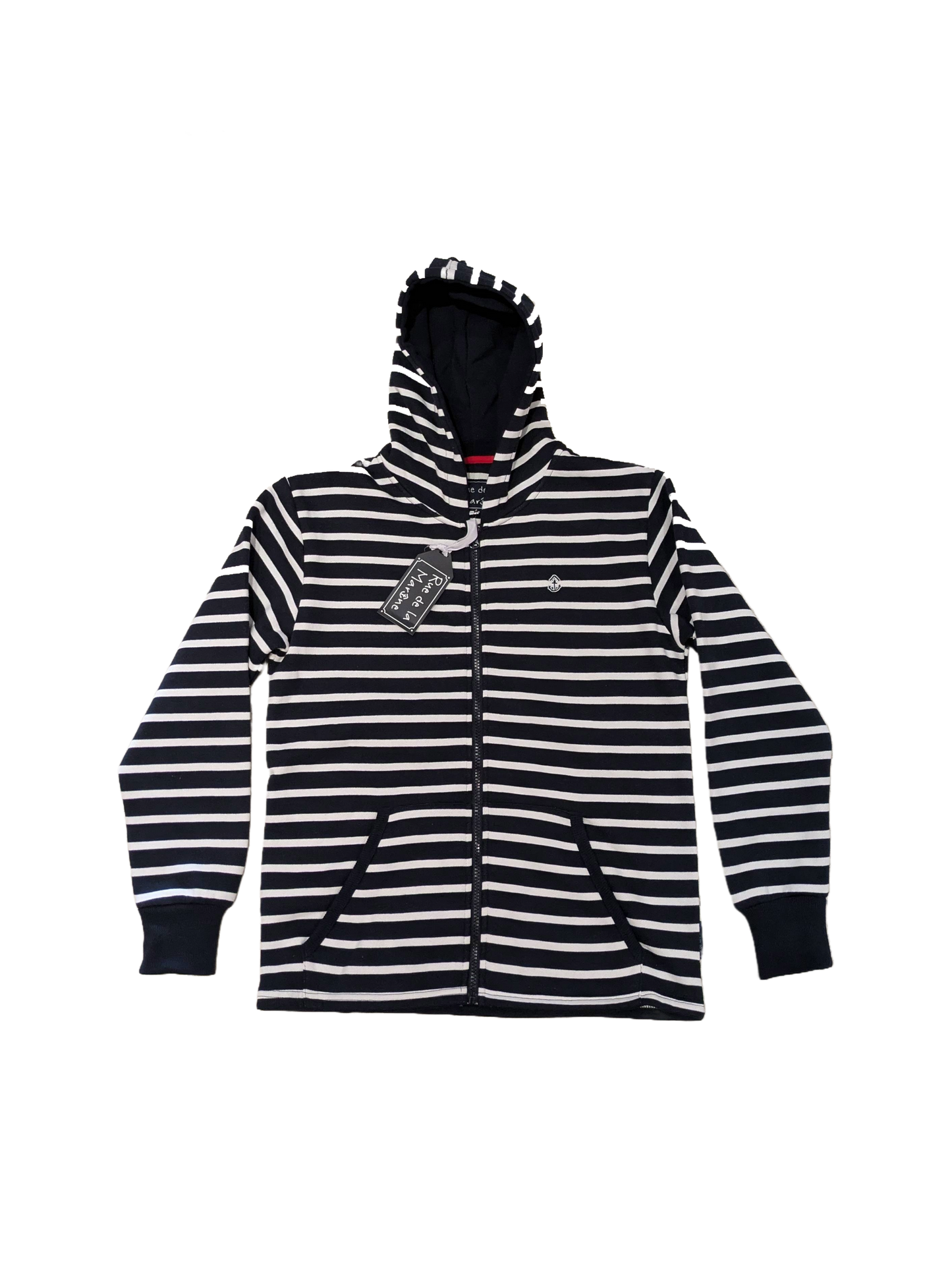 Gilet rayé (marin) zippé molletonné - Modèle Safran