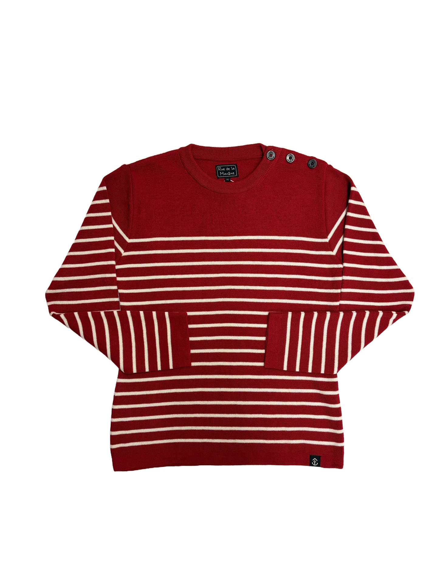 Pull Marin laine de mérinos Femme - Modèle Zephyr