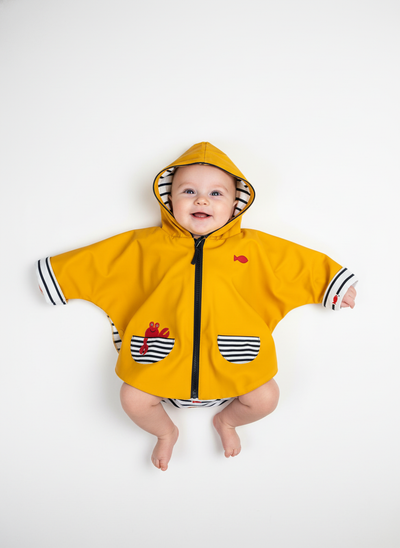 Cape imperméable enfant – modèle Dingo – Week-end à la Mer