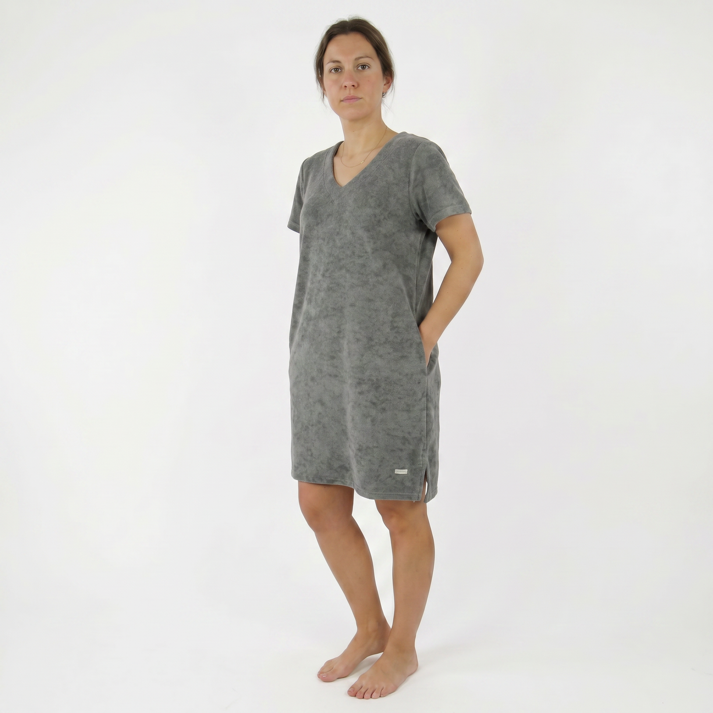 Robe éponge - RP003 - Sable et mer / Coeur Océan