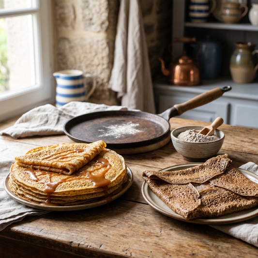 Crêpe ou galette bretonne : la différence, et les deux recettes traditionnelles