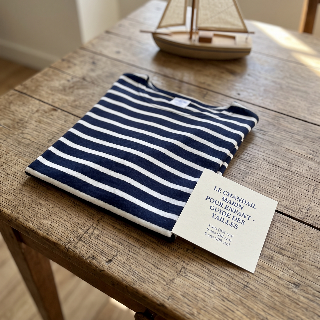Quelle taille choisir pour une marinière ou un pull marin enfant ?