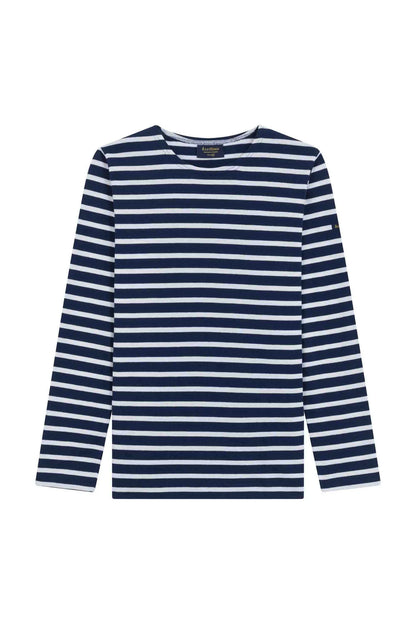 Marinière Marine Blanc