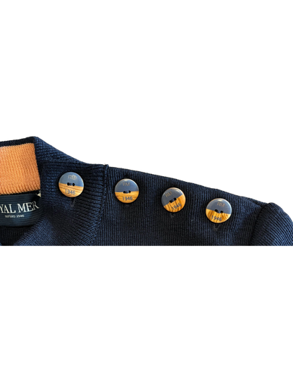 Pull marin laine mérinos homme – Marceau – Royal Mer