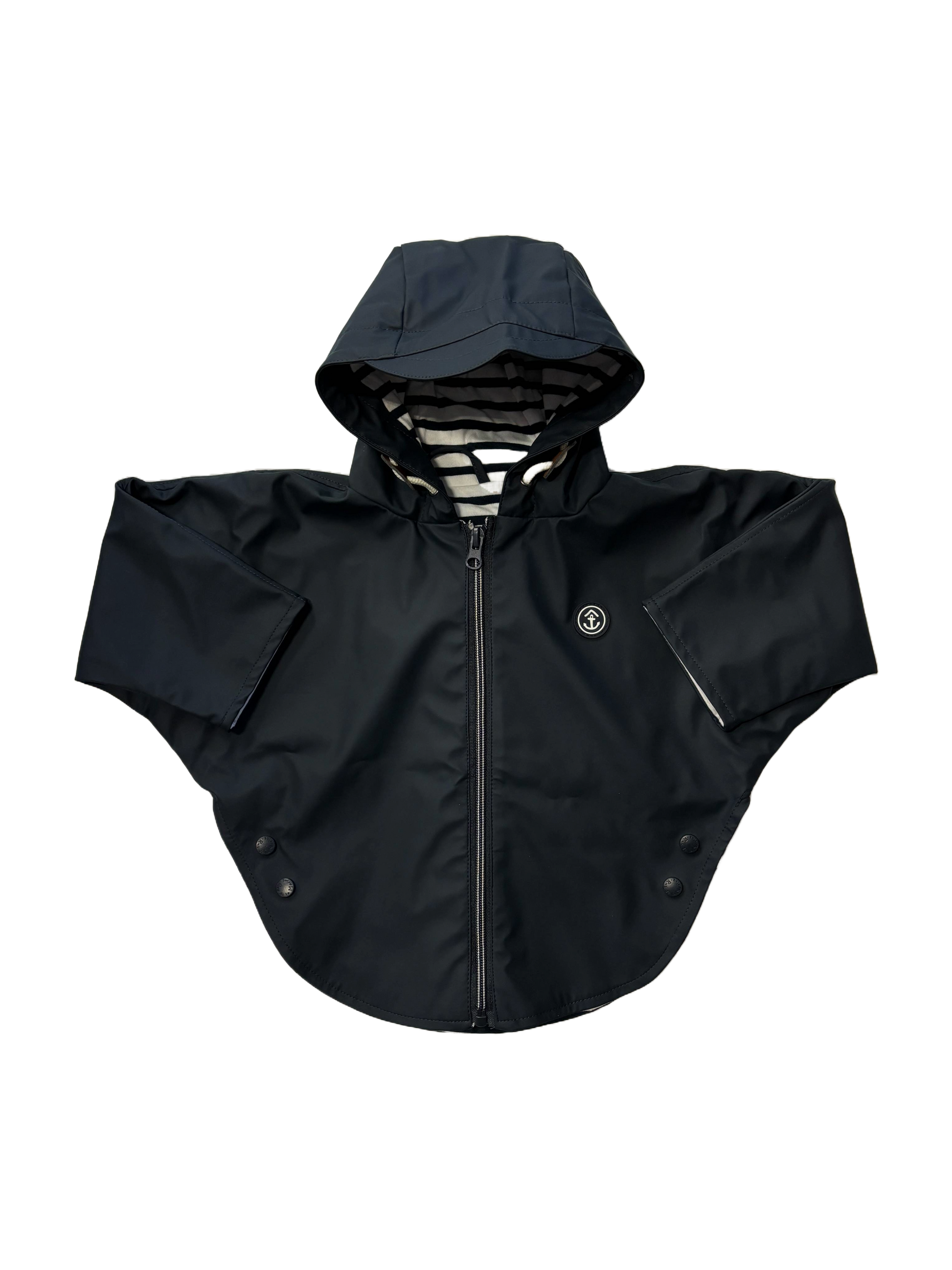 Cape imperméable bébé – modèle Brigand – Rue de la Marine