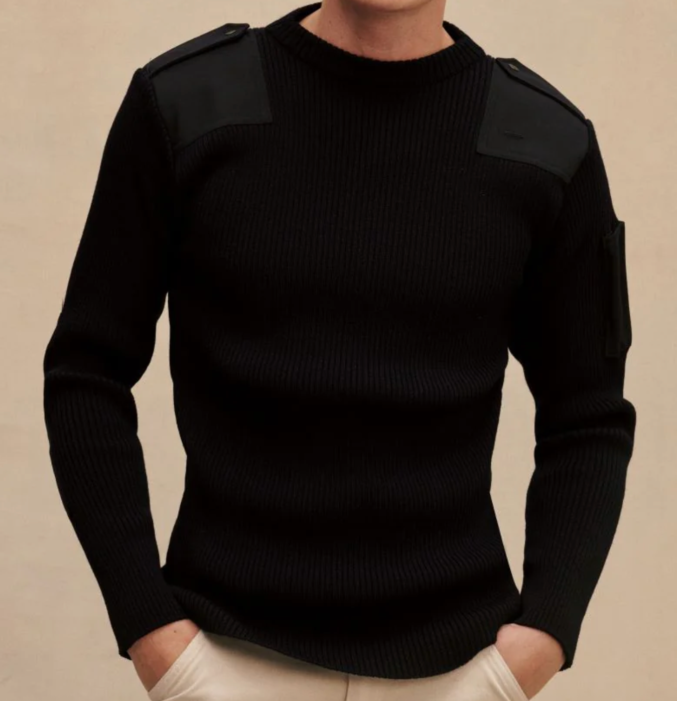 Pull marin Officier 100 % laine vierge - Le Minor