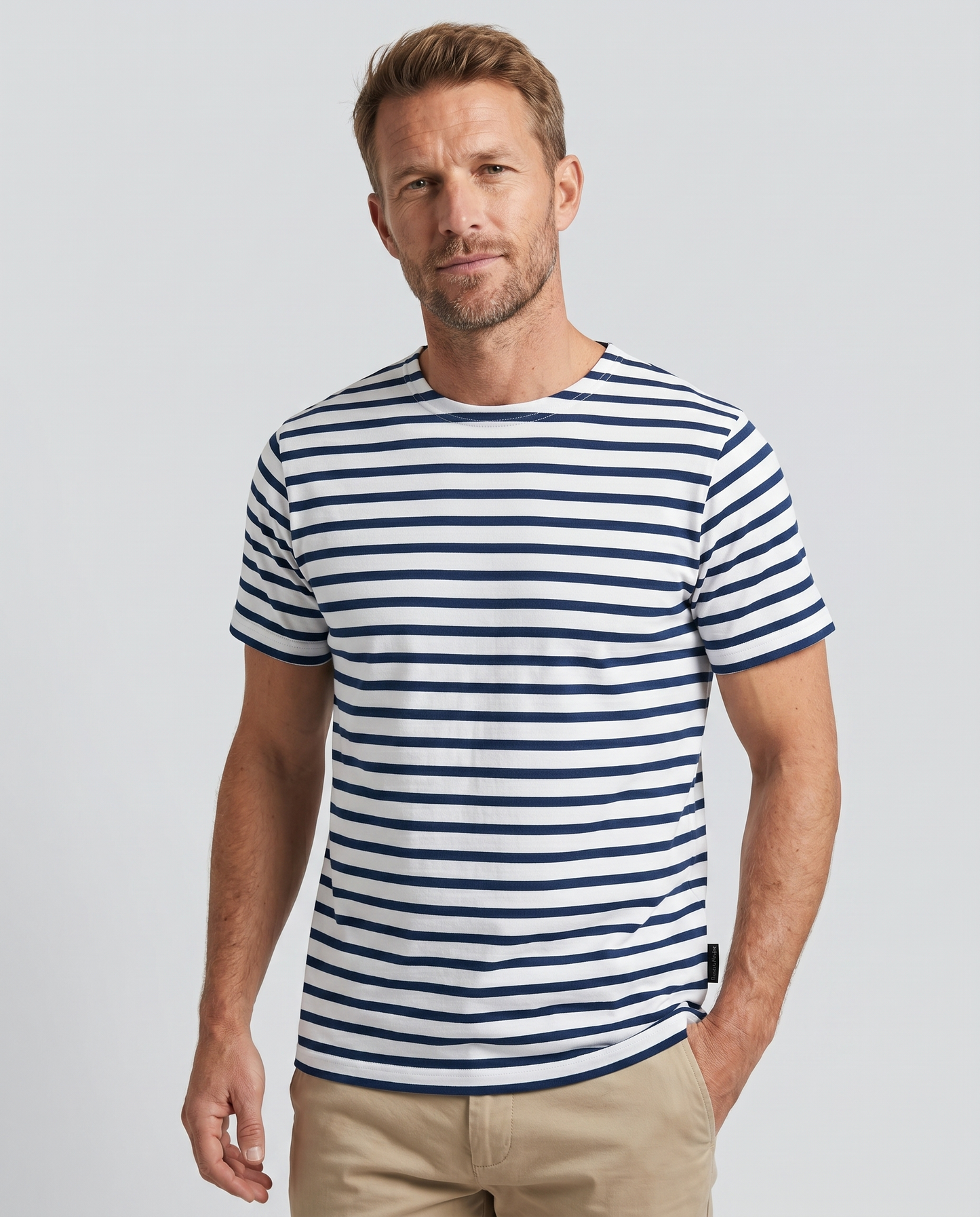T-shirt marinière homme manches courtes – Rue de la Marine