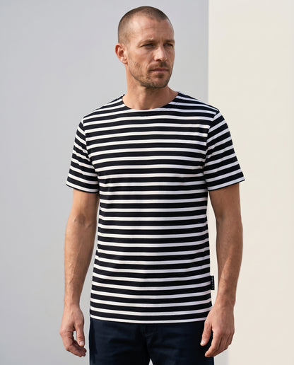 T-shirt marinière homme manches courtes – Rue de la Marine