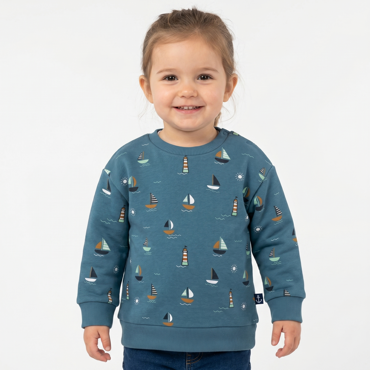 Sweat imprimé marin enfant – modèle Fragosa – Les Petits Coeurs à la Mer