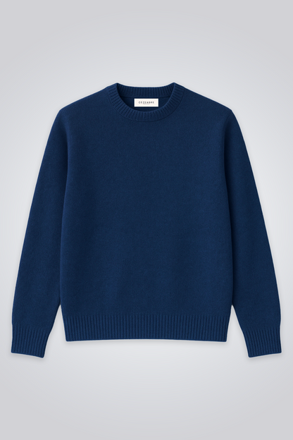 Pull marin mérinos & cachemire – modèle Gaspard – Cezembre