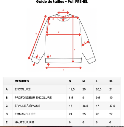 Pull Marin FRÉHEL (Coton biologique)