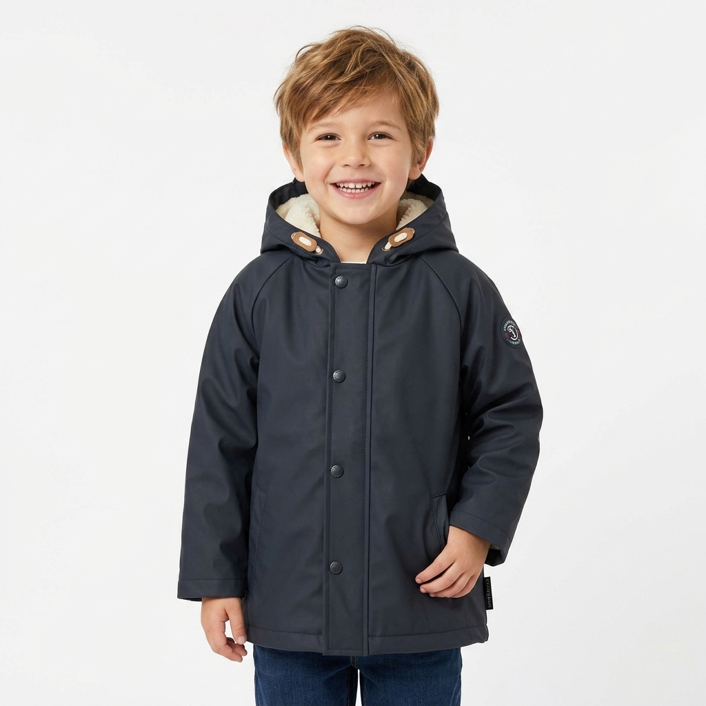 Ciré imperméable doublé sherpa enfant – modèle Hauban Sherpa – Rue de la Marine