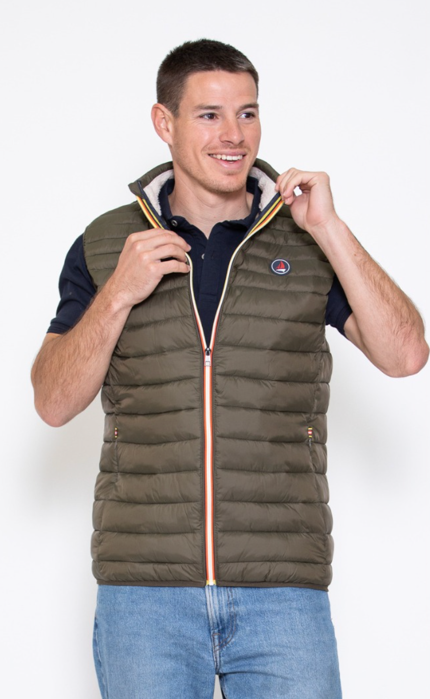 Doudoune sans manches Homme - Modèle Lacanau
