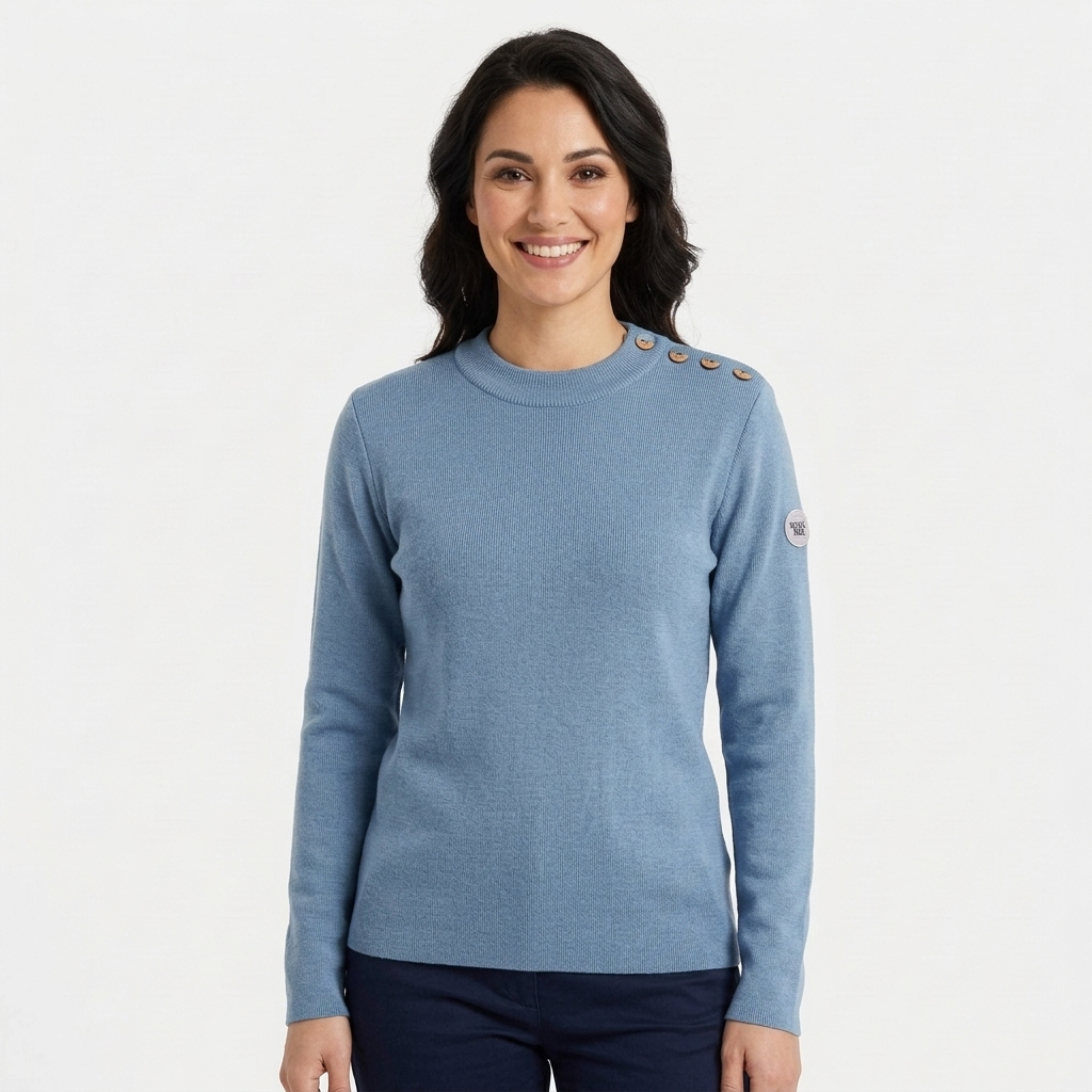 Pull marin laine mérinos homme – Marceau – Royal Mer