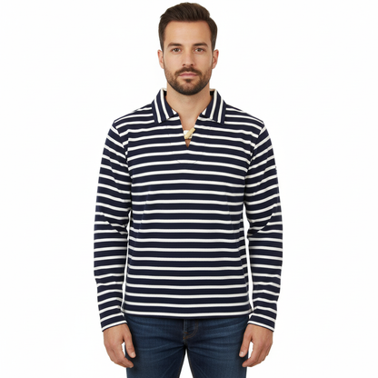 Marinière adulte mixte - Col vareuse