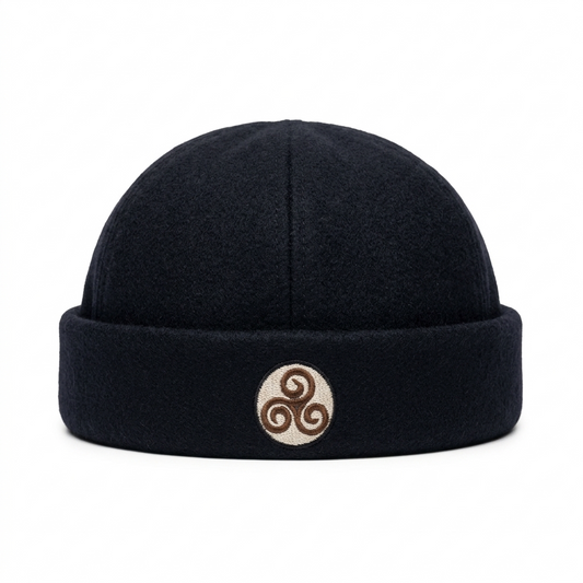 Bonnet Miki triskel en laine – bonnet docker marin breton – Horizon Marin