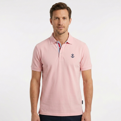 Polo manches courtes homme – modèle Ponant – Rue de la Marine