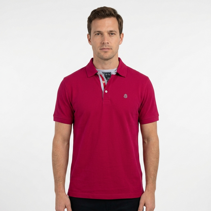 Polo manches courtes homme – modèle Ponant – Rue de la Marine