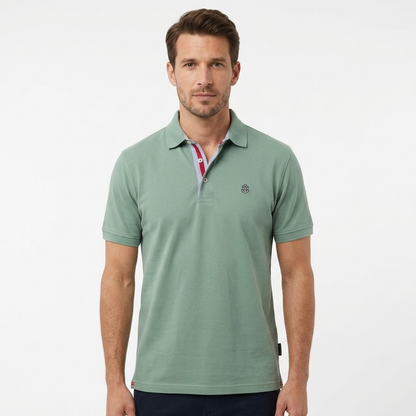 Polo manches courtes homme – modèle Ponant – Rue de la Marine