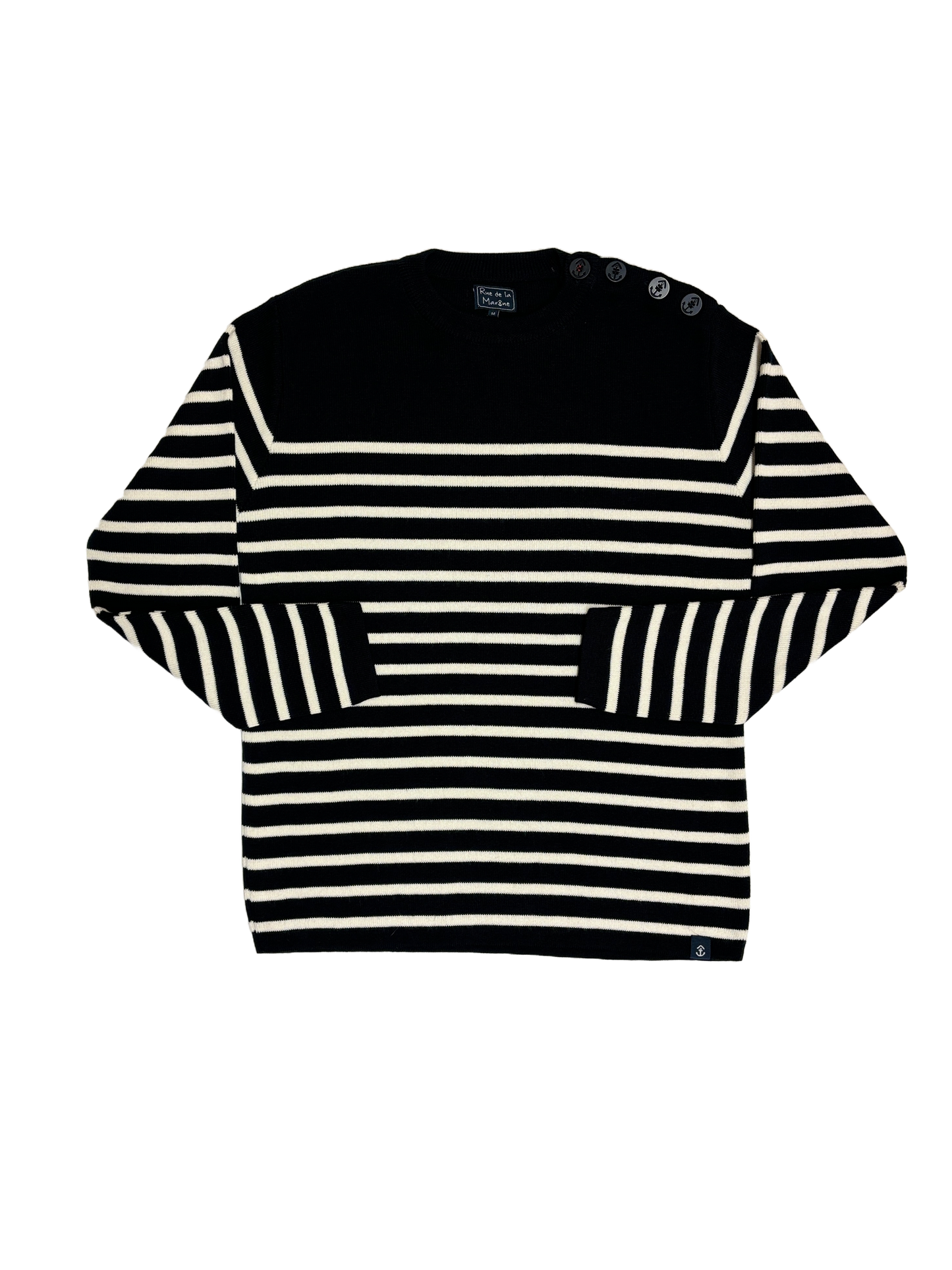 Pull Marin Homme - Modèle laine de mérinos "SKIPPER"