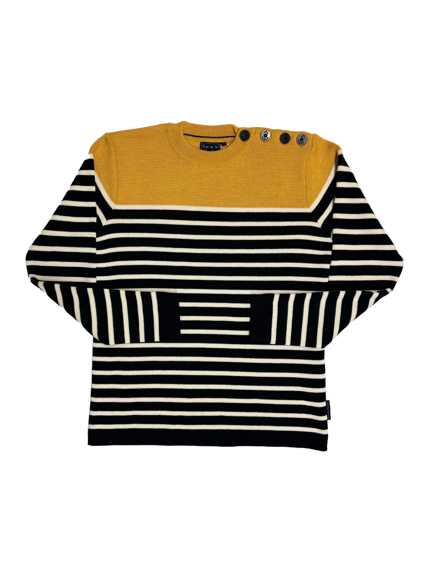 Pull Marin laine de mérinos Homme - Modèle Skipper