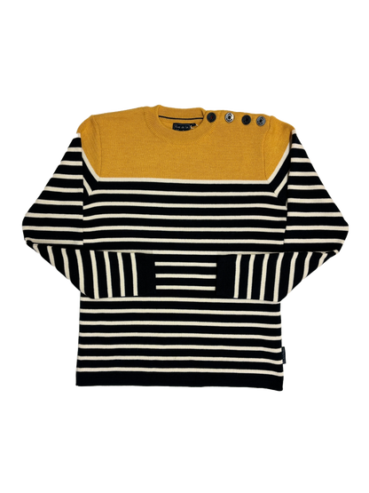 Pull marin laine de mérinos homme - Modèle Skipper