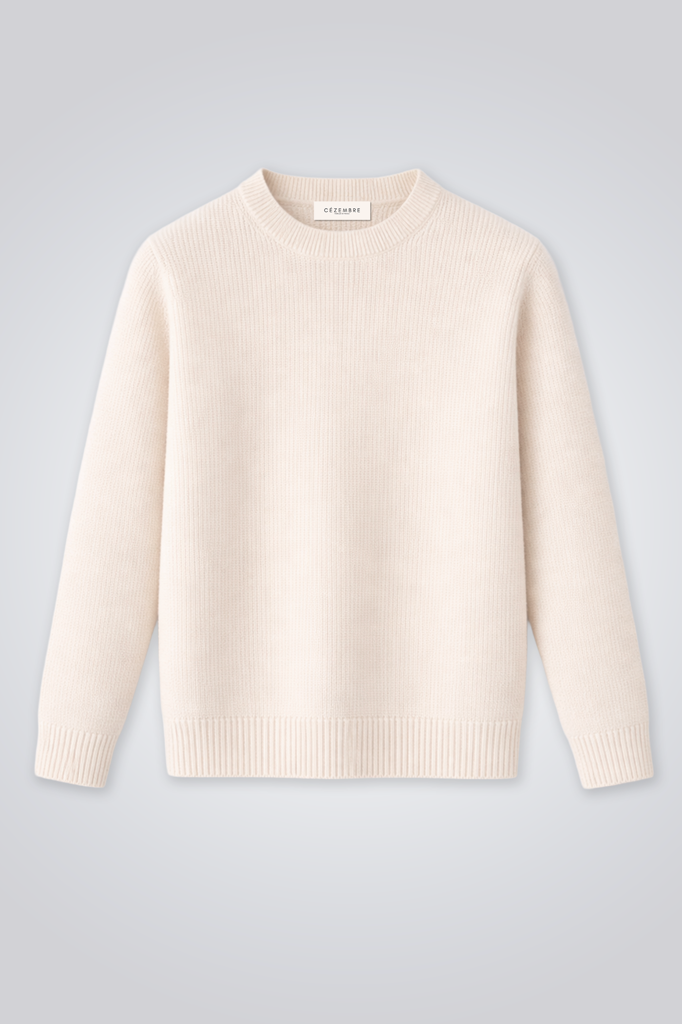 Pull marin mérinos & cachemire – modèle Sablon – Cezembre