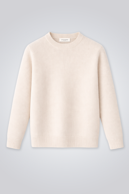 Pull marin mérinos & cachemire – modèle Sablon – Cezembre