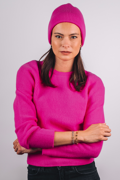 Pull marin mérinos & cachemire – modèle Sablon – Cezembre