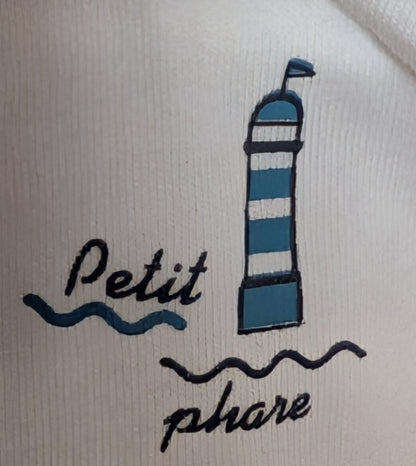 Ensemble salopette short et t-shirt marin bébé – modèle Funtao – Les Petits Coeurs à la Mer