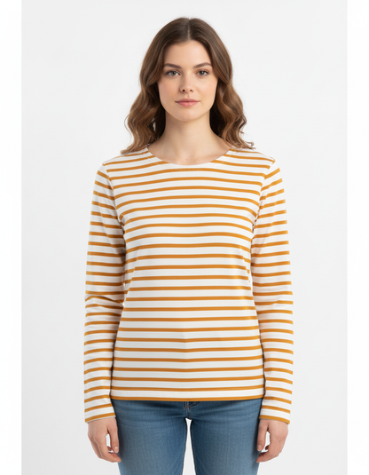 Marinière Avelmar Blanc/Jaune