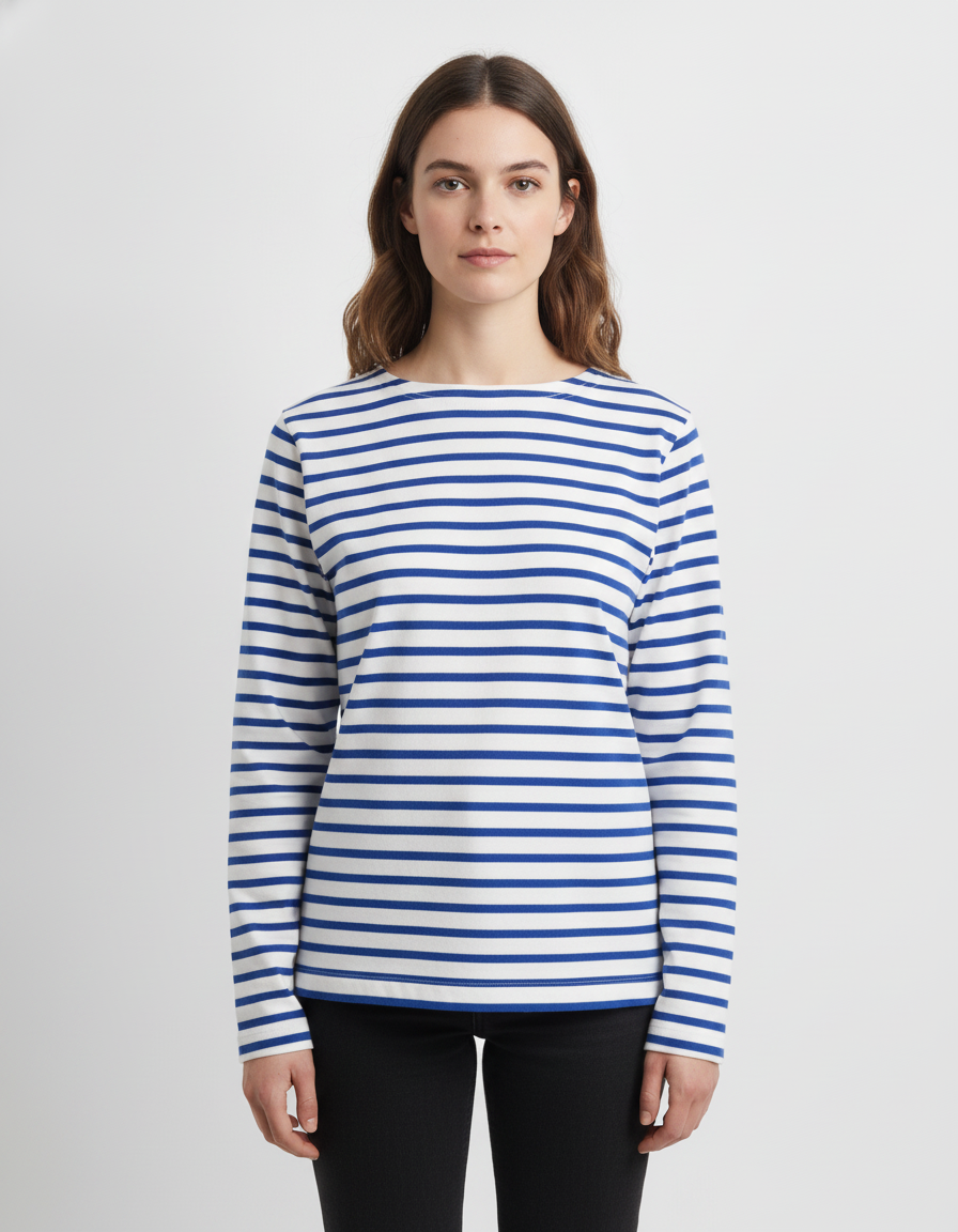 Marinière Avelmar Blanc/Royal