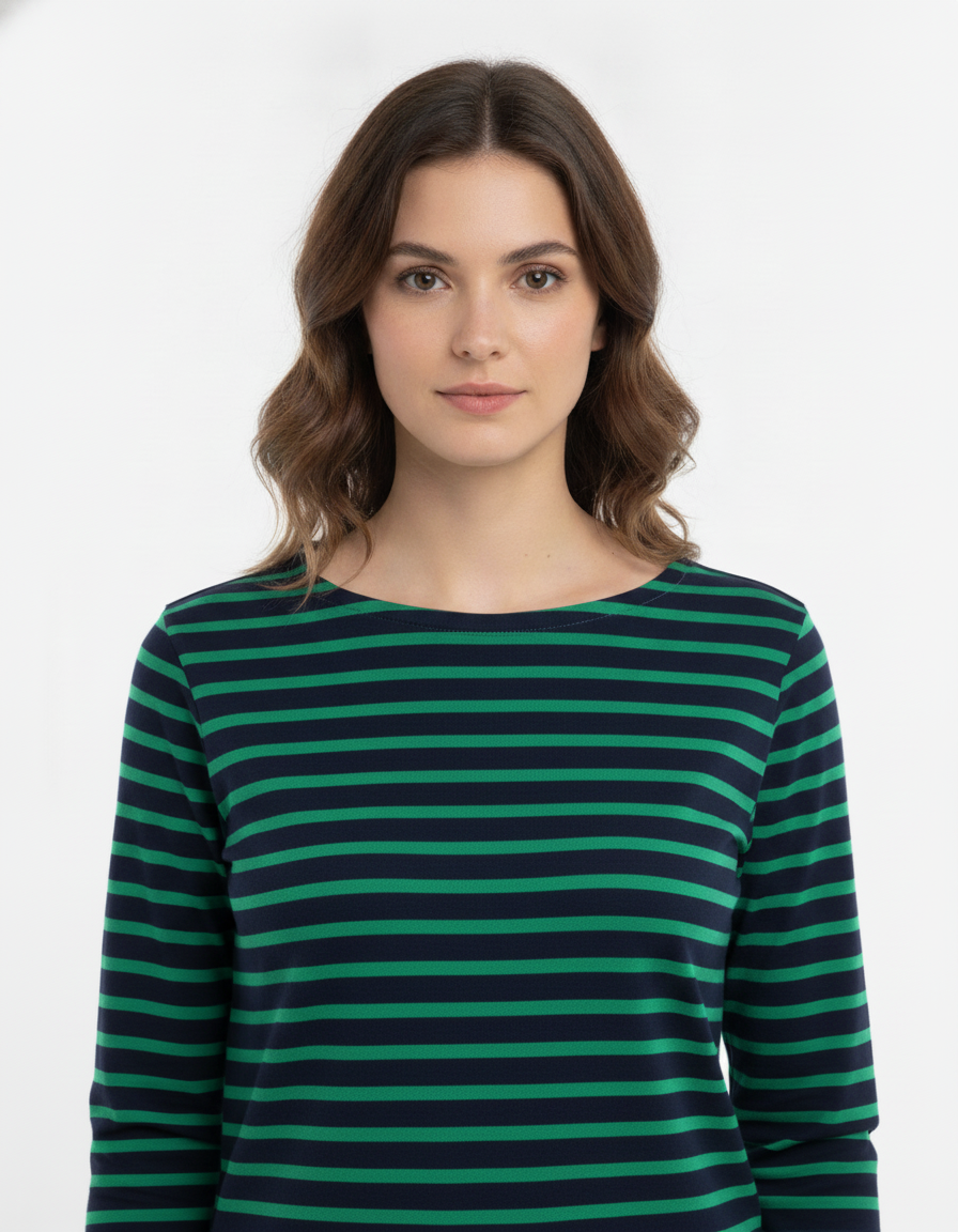 Marinière Avelmar Marine/Vert