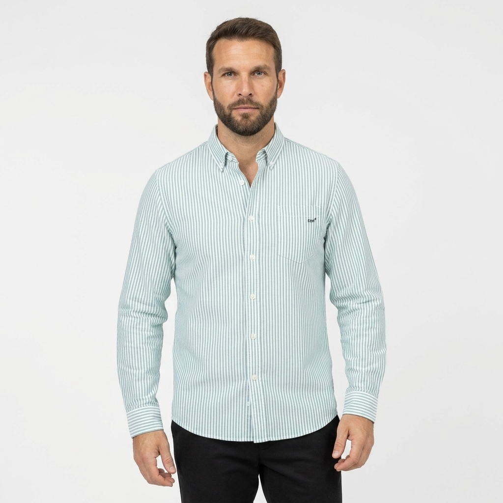 Chemise à rayures homme – modèle Cloume – Elle est où la Mer