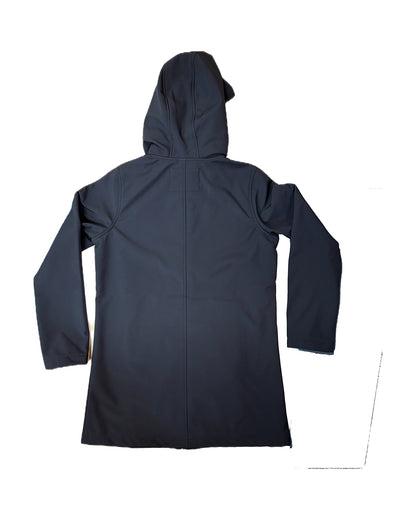 Veste softshell mi-longue Drehen marine – vue de dos