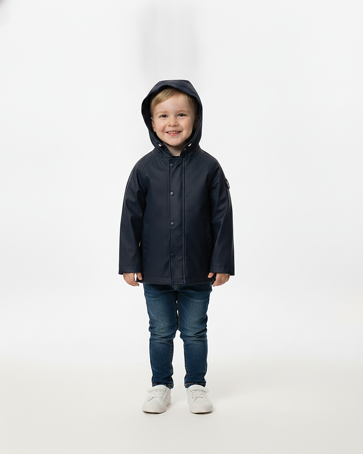 Ciré imperméable enfant Hauban marine porté