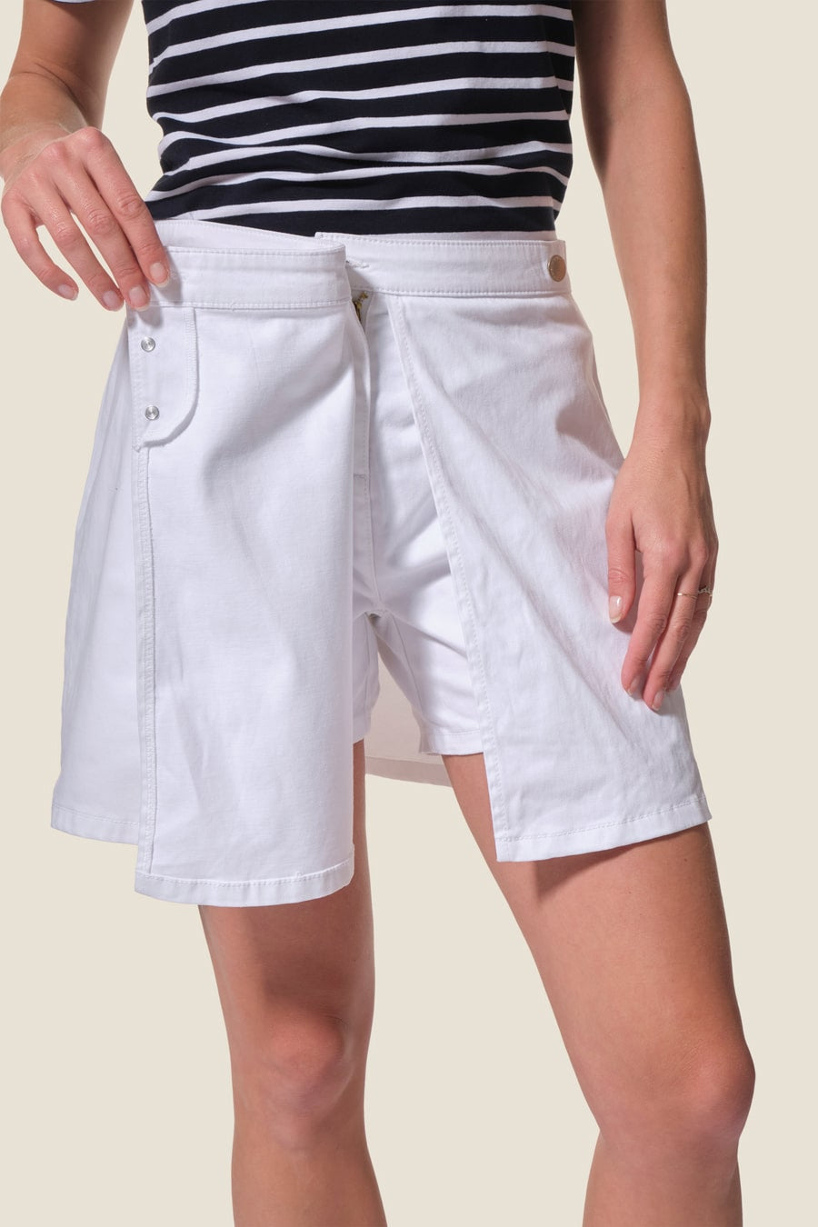 Jupe-short portefeuille femme – modèle Nymeria – Hublot
