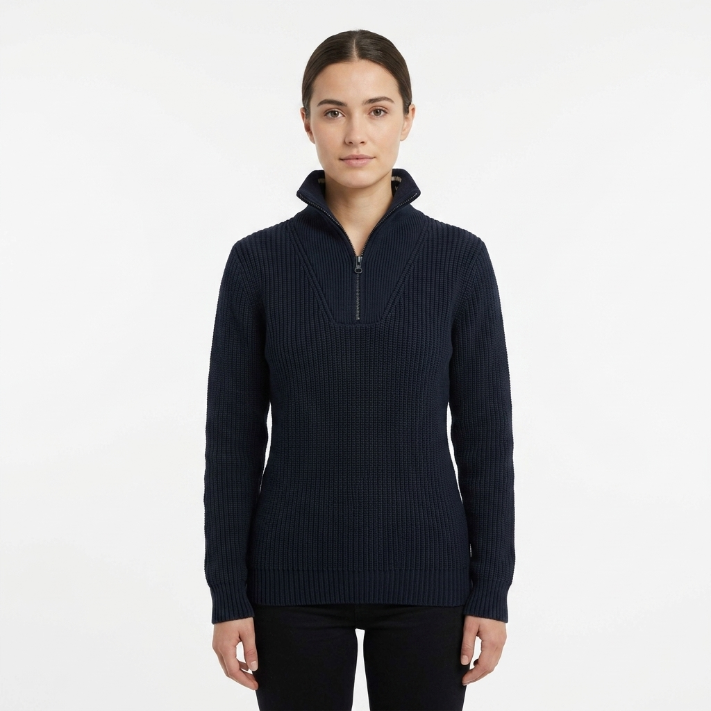 Pull camionneur femme – modèle Loctudy – Rue de la Marine