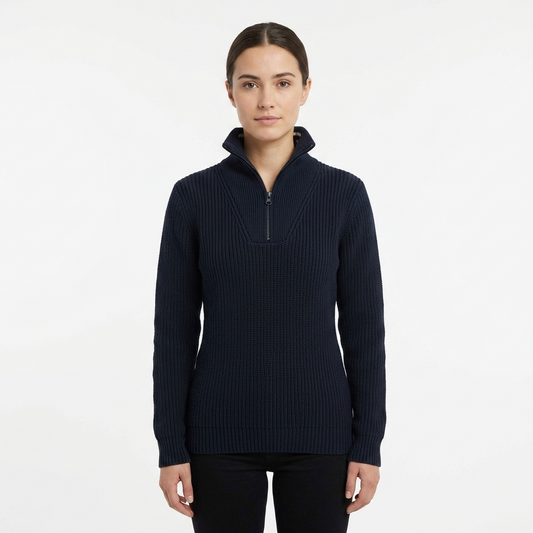 Pull camionneur femme – modèle Loctudy – Rue de la Marine