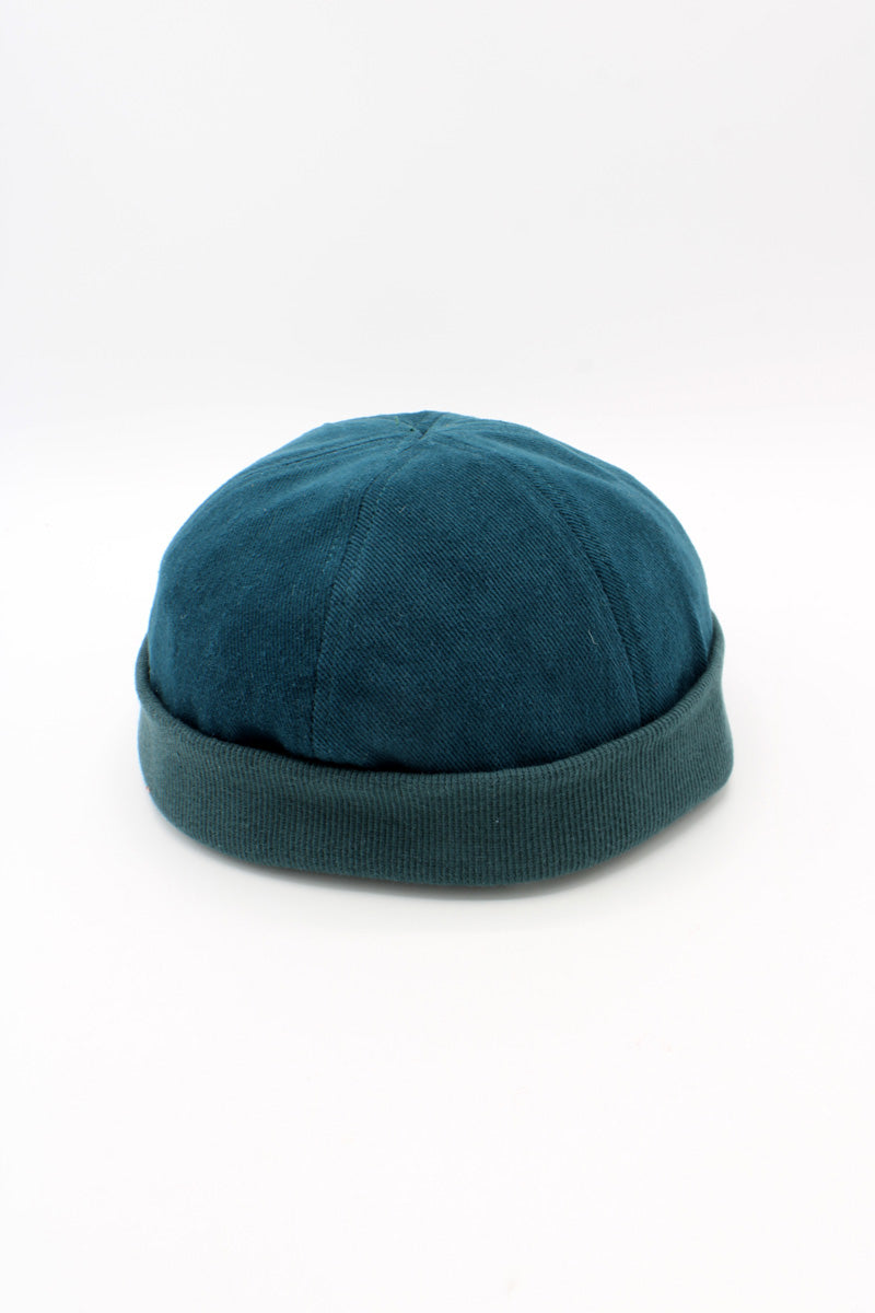 Bonnet Miki en coton océan, bonnet docker marin