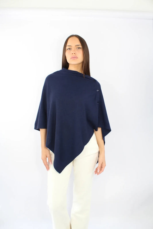 Poncho femme 1784 coloris Marine