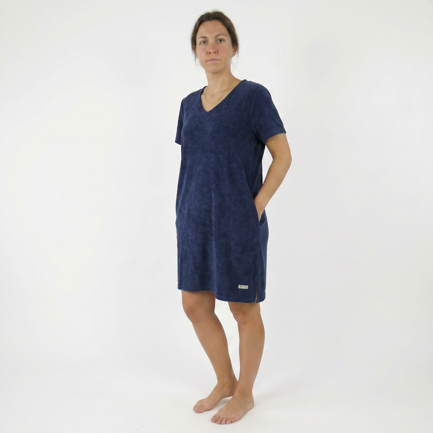 Robe éponge - RP003 - Sable et mer / Coeur Océan