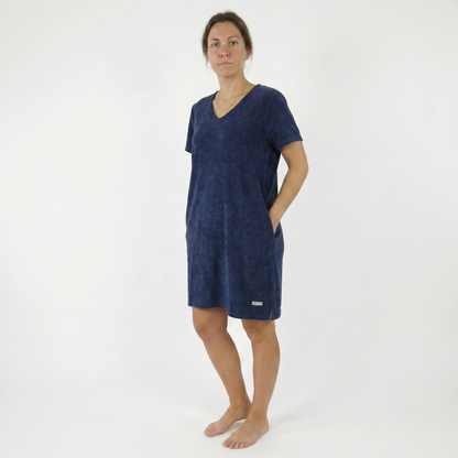 Robe éponge - RP003 - Sable et mer / Coeur Océan
