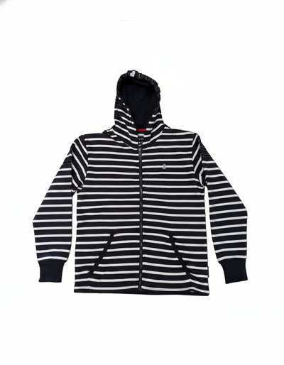Gilet Safran Marine/Blanc - packshot fond blanc